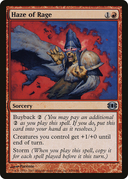 MAGIC: THE GATHERING  - Haze of Rage (FUT-100) - Future Sight