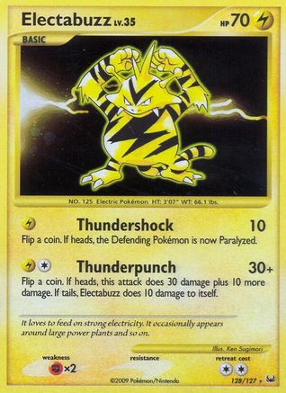 POKEMON TCG - Electabuzz 128 Platinum - Secret Rare