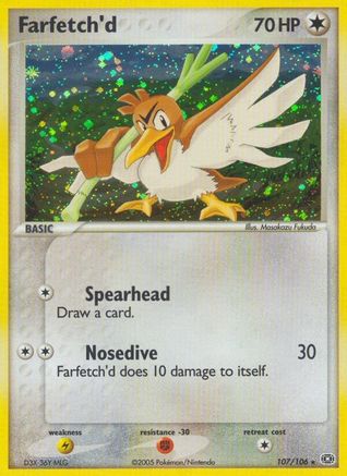 POKEMON TCG - Farfetch'd (Secret Rare) 107 Emerald - Secret Rare