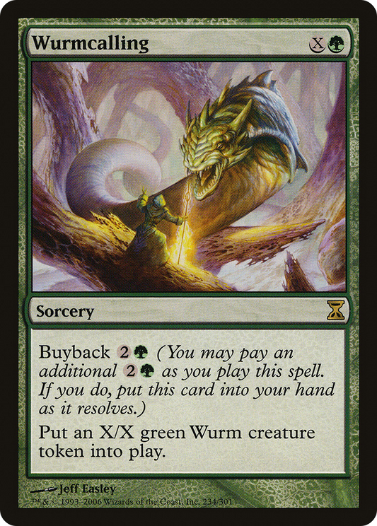 MAGIC: THE GATHERING  - Wurmcalling (TSP-234) - Time Spiral