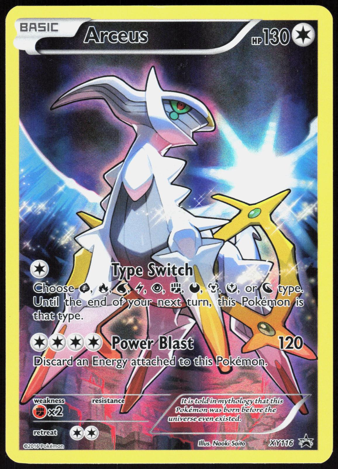 ARCEUS XY116 XY PROMO POKEMON PROMO LP