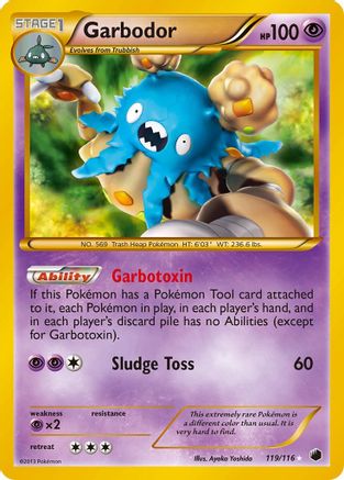 POKEMON TCG - Garbodor (119 Secret Rare) 119 Plasma Freeze - Secret Rare