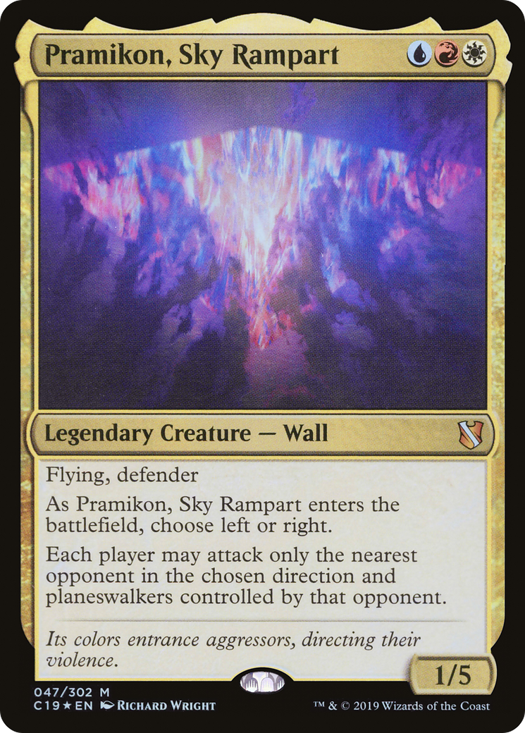 MAGIC: THE GATHERING  - Pramikon, Sky Rampart (C19-047) - Commander 2019 Foil