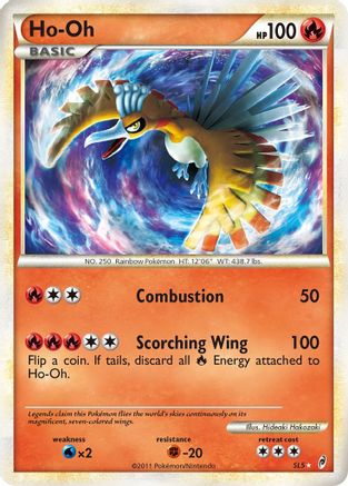 POKEMON TCG - Ho-Oh (Shiny) SL5 Call of Legends - Shiny Holo Rare
