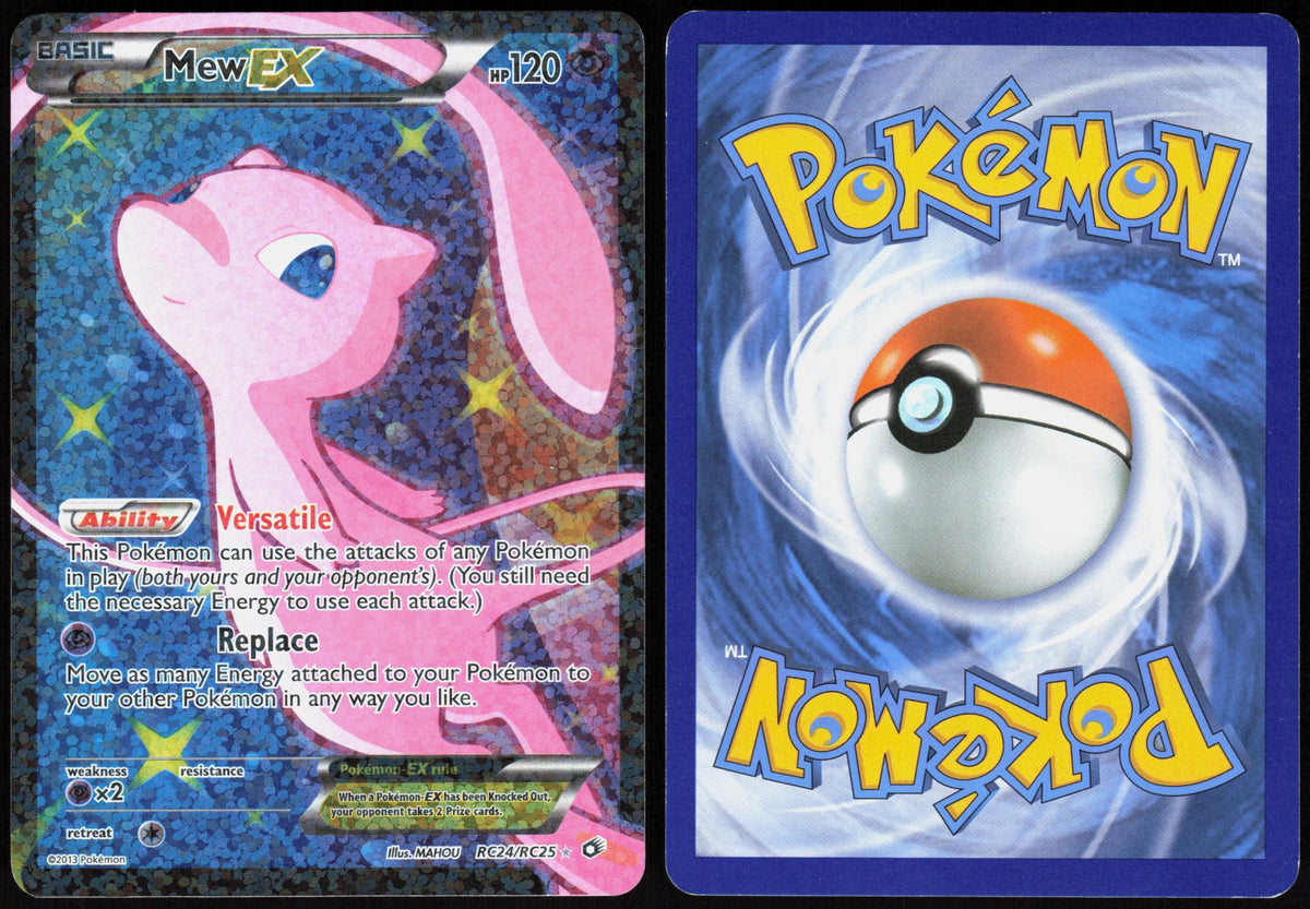 MEW EX (FULL ART) RC24/RC25 LEGENDARY TREASURES POKEMON HOLO LP