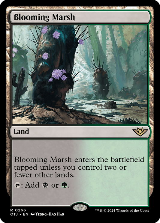 MAGIC: THE GATHERING  - Blooming Marsh (OTJ-266) - Outlaws of Thunder Junction Foil