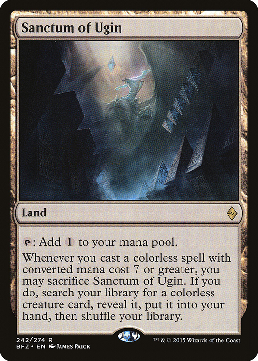MAGIC: THE GATHERING  - Sanctum of Ugin (BFZ-242) - Battle for Zendikar Foil
