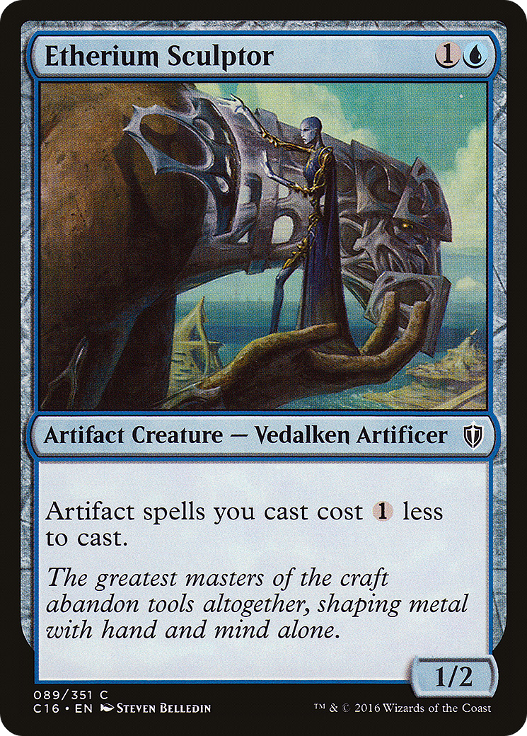 MAGIC: THE GATHERING  - Etherium Sculptor (C16-089) - Commander 2016