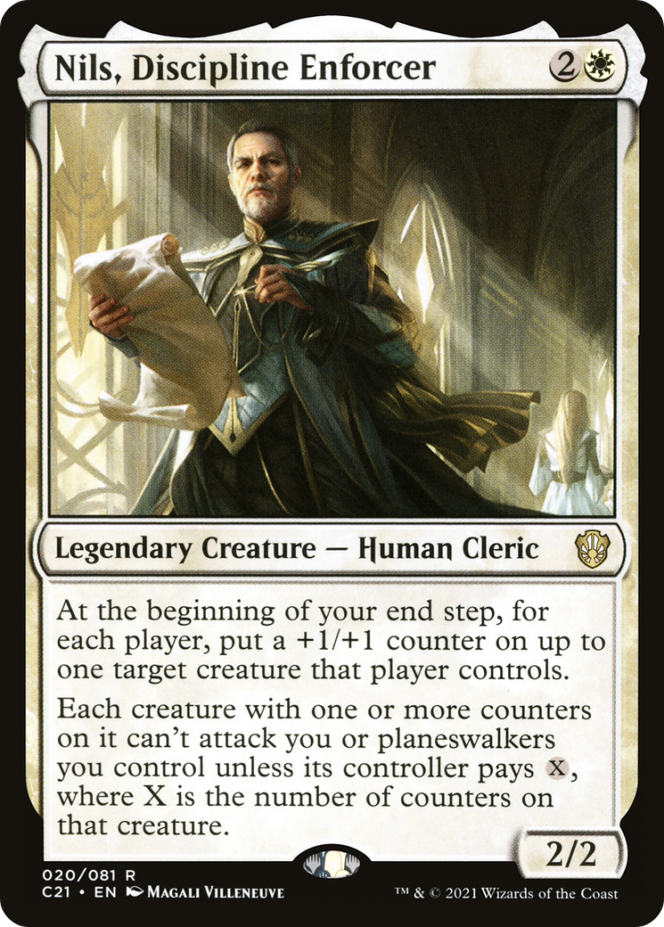 MAGIC: THE GATHERING  - Nils, Discipline Enforcer (C21-020) - Commander 2021