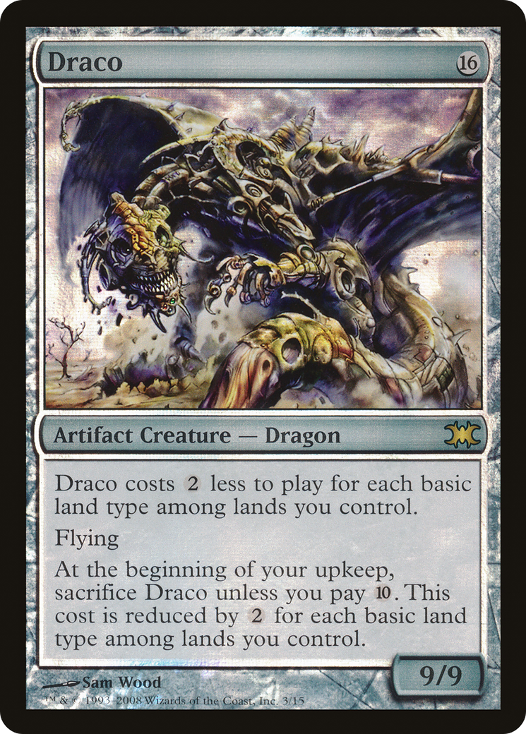 MAGIC: THE GATHERING  - Draco (DRB-003) - From the Vault: Dragons Foil