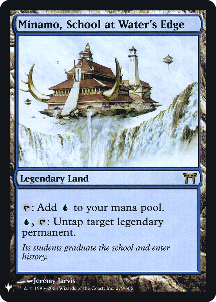 MAGIC: THE GATHERING  - Minamo, School at Water's Edge (LIST-279) - The List Foil