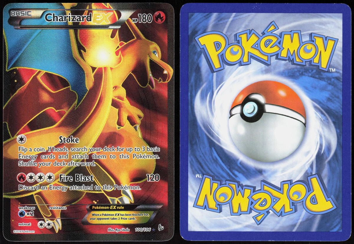 CHARIZARD EX 100/106 FLASHFIRE POKEMON ULTRA RARE HOLO LP