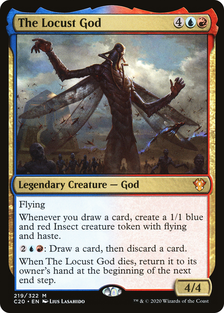 MAGIC: THE GATHERING  - The Locust God (C20-219) - Commander 2020