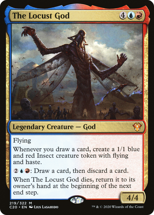 MAGIC: THE GATHERING  - The Locust God (C20-219) - Commander 2020