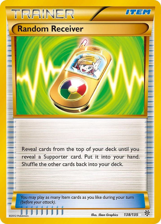POKEMON TCG - RANDOM RECEIVER 138/135 PLASMA STORM SECRET RARE