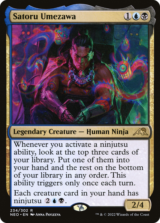 MAGIC: THE GATHERING  - Satoru Umezawa (NEO-234) - Kamigawa: Neon Dynasty Foil