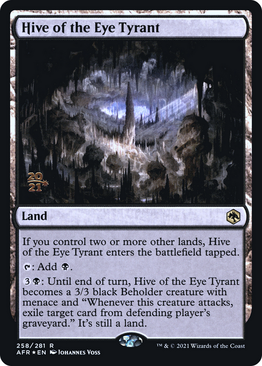 MAGIC: THE GATHERING  - Hive of the Eye Tyrant (PRE-258S) - Adventures in the Forgotten Realms Promos Foil