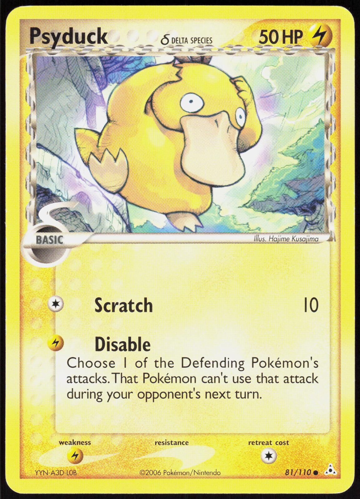 PSYDUCK Δ 81/110 HOLON PHANTOMS POKEMON COMMON MP