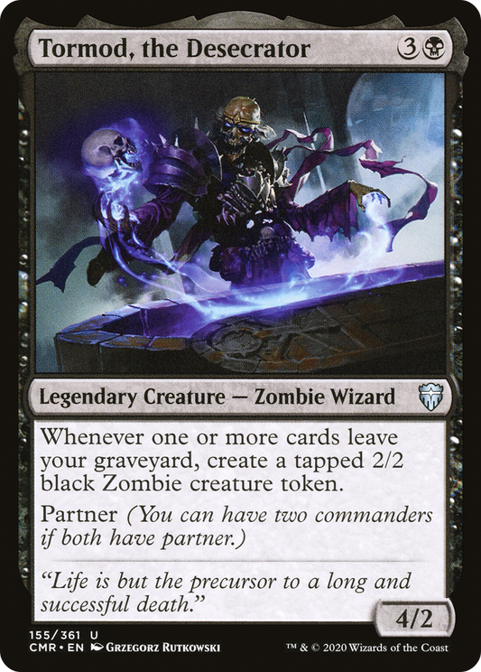 MAGIC: THE GATHERING  - Tormod, the Desecrator (CMR-155) - Commander Legends Foil