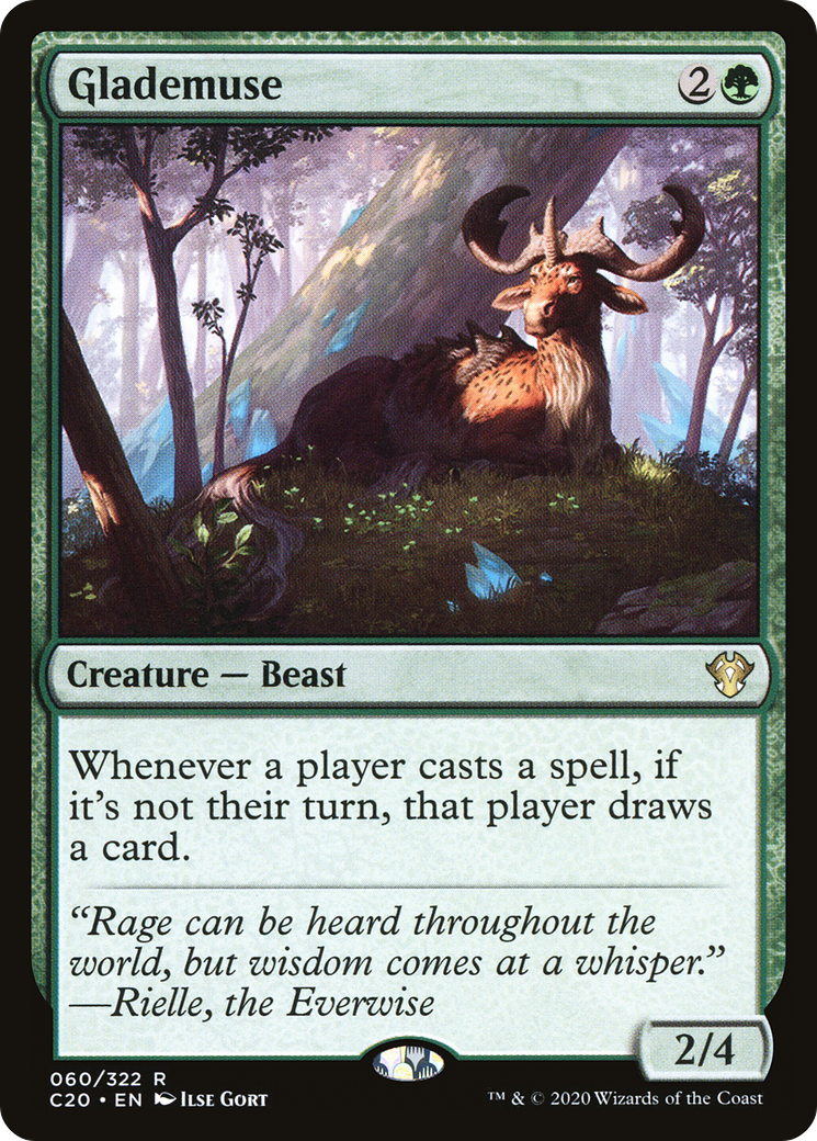MAGIC: THE GATHERING  - Glademuse (C20-060) - Commander 2020
