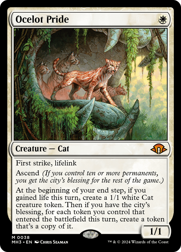 MAGIC: THE GATHERING  - Ocelot Pride (MH3-038) - Modern Horizons 3