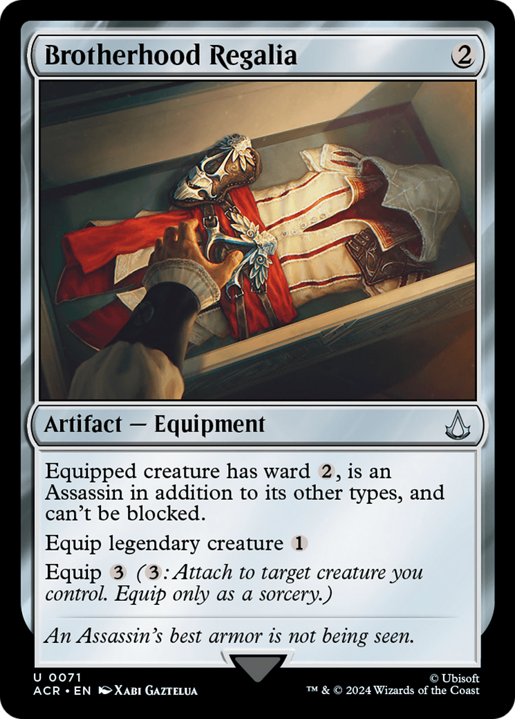 MAGIC: THE GATHERING  - Brotherhood Regalia (ACR-071) - Assassin's Creed