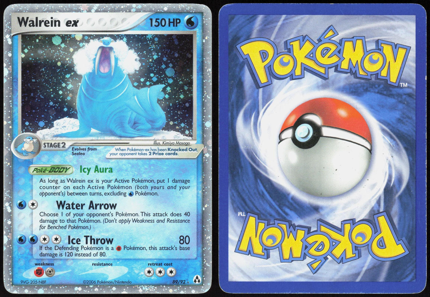 WALREIN EX 89/92 LEGEND MAKER POKEMON EX RARE HOLO MP