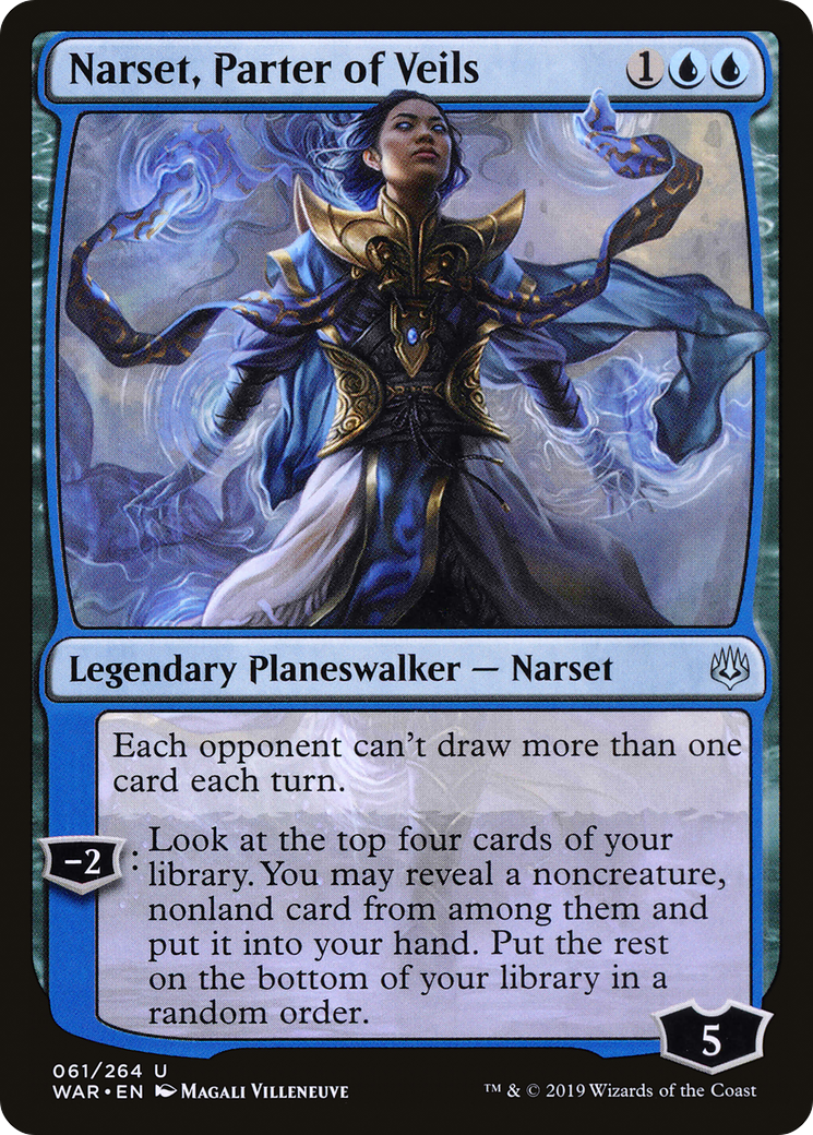 MAGIC: THE GATHERING  - Narset, Parter of Veils (WAR-061) - War of the Spark Foil