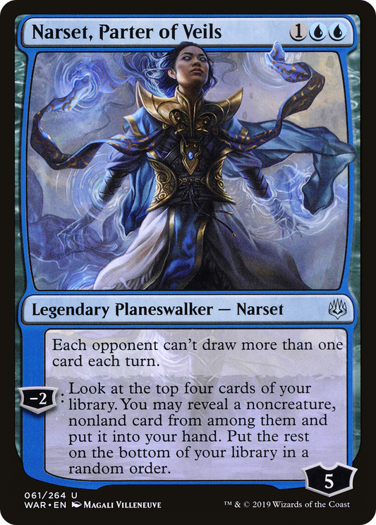 MAGIC: THE GATHERING  - Narset, Parter of Veils (WAR-061) - War of the Spark Foil