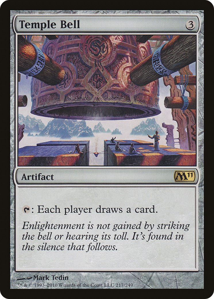 MAGIC: THE GATHERING  - Temple Bell (M11-217) - Magic 2011 Foil