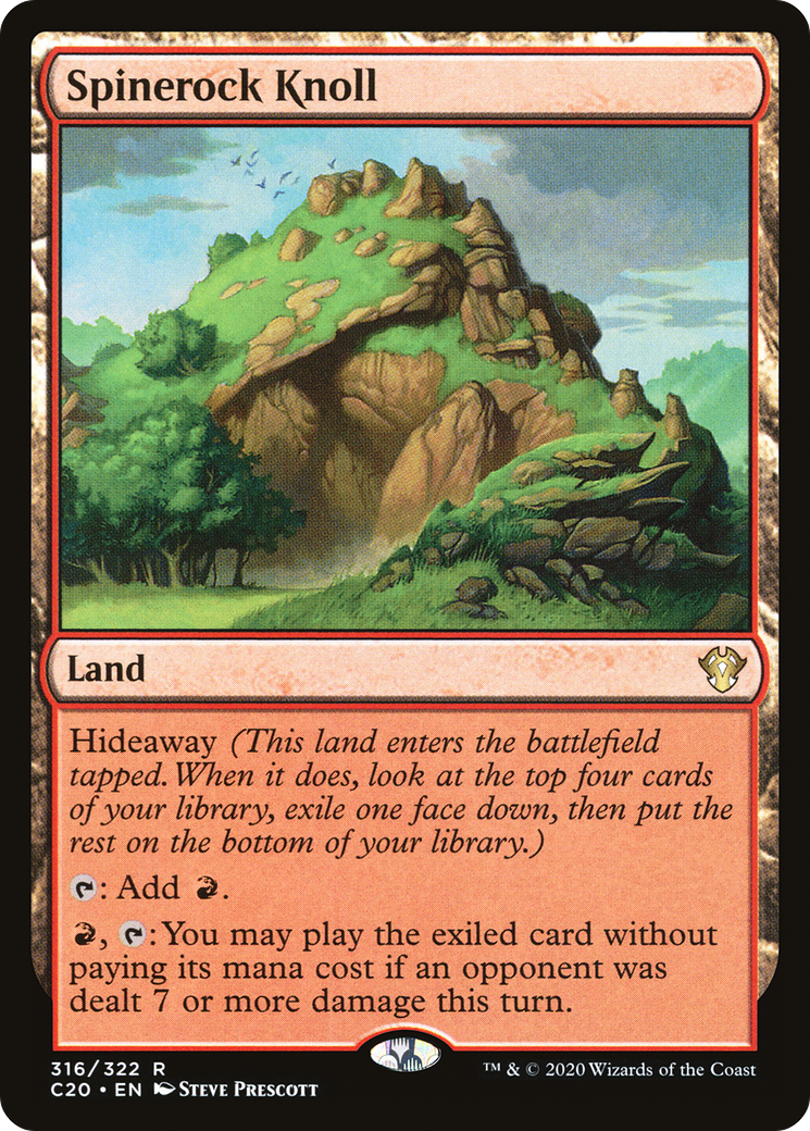 MAGIC: THE GATHERING  - Spinerock Knoll (C20-316) - Commander 2020