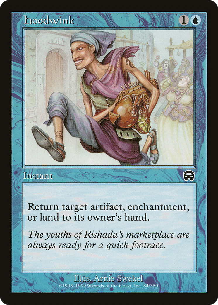 MAGIC: THE GATHERING  - Hoodwink (MMQ-084) - Mercadian Masques