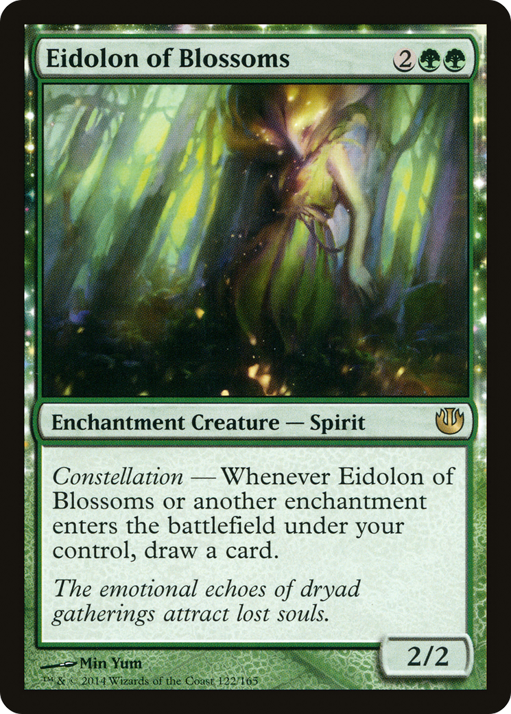 MAGIC: THE GATHERING  - Eidolon of Blossoms (JOU-122) - Journey into Nyx: (enchantment)