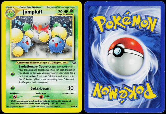 POKEMON JUMPLUFF 9/64 NEO REVELATION RARE