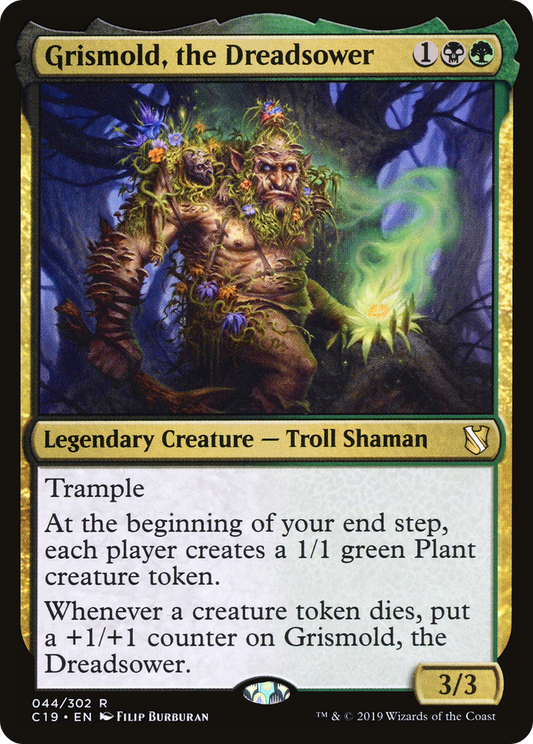 MAGIC: THE GATHERING  - Grismold, the Dreadsower (C19-044) - Commander 2019