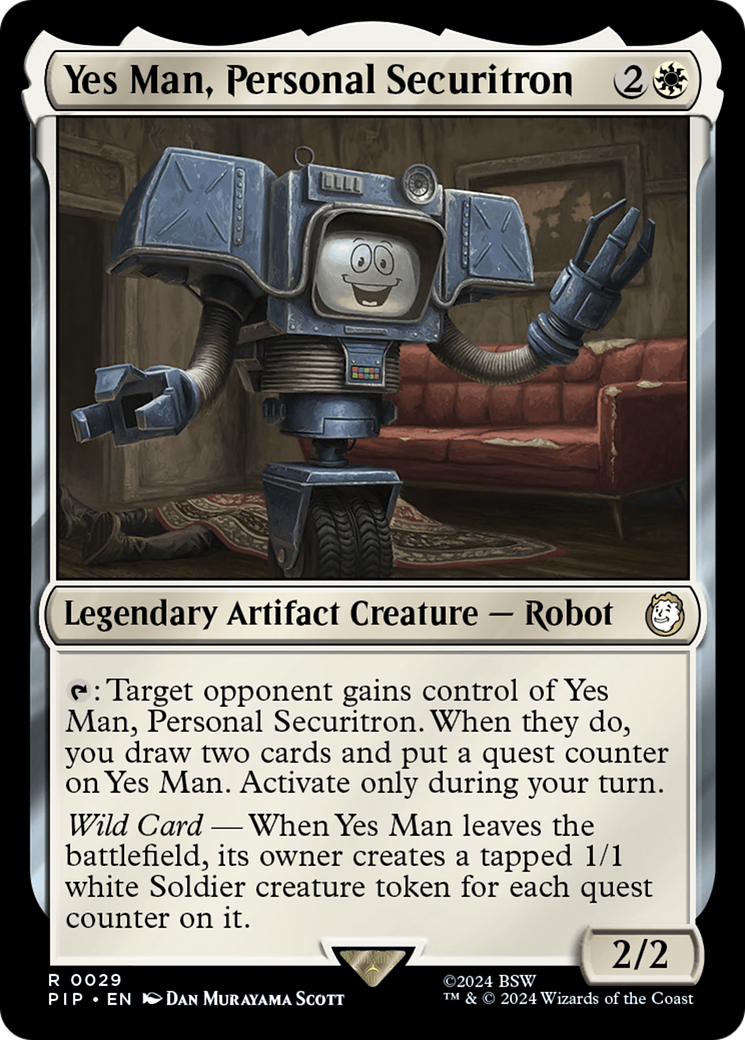 MAGIC: THE GATHERING  - Yes Man, Personal Securitron (PIP-029) - Fallout