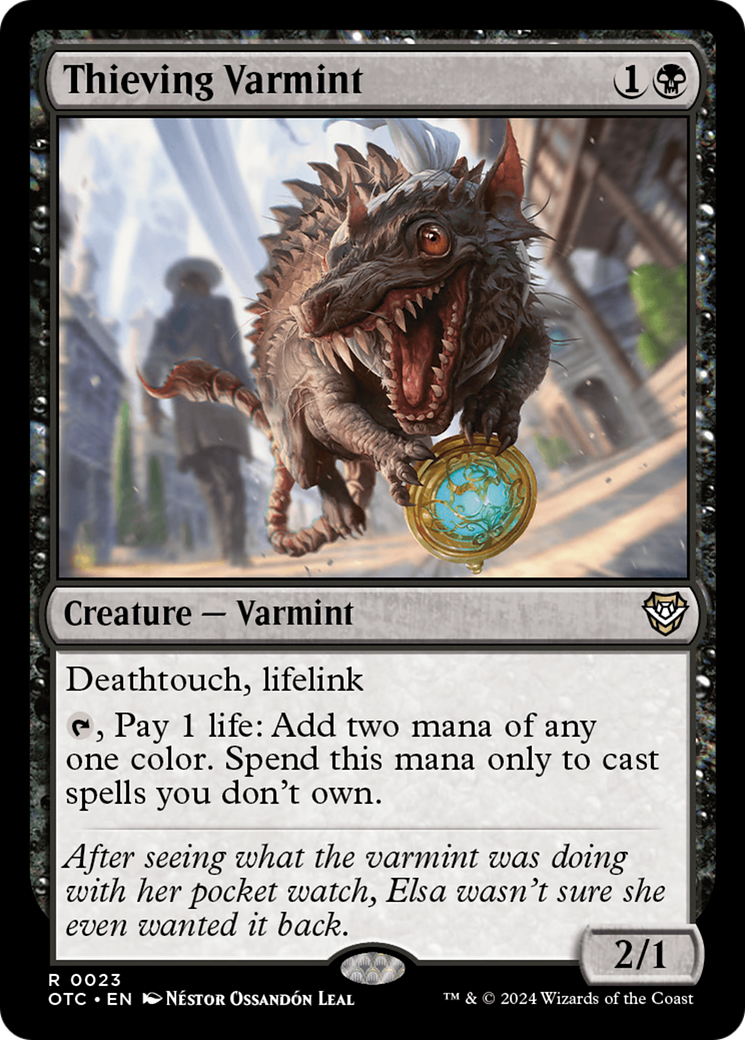 MAGIC: THE GATHERING  - Thieving Varmint (OTC-023) - Outlaws of Thunder Junction Commander