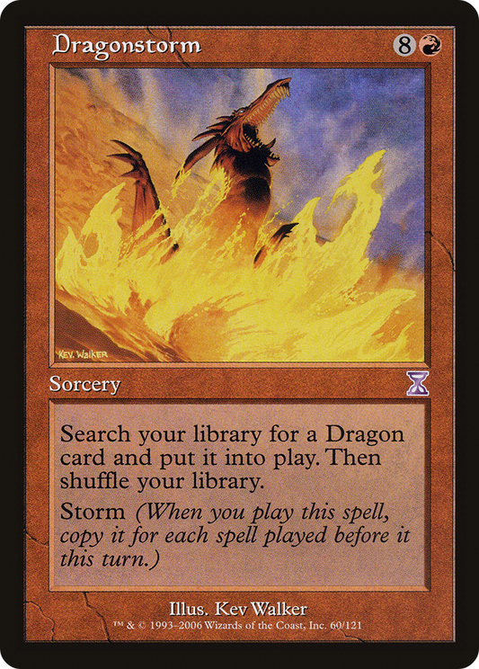MAGIC: THE GATHERING  - Dragonstorm (TSB-060) - Time Spiral Timeshifted Foil
