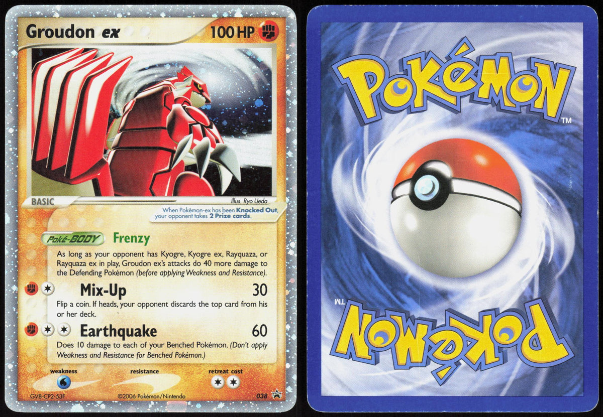 GROUDON EX 038 NINTENDO BLACK STAR PROMOS POKEMON PROMO HOLO MP