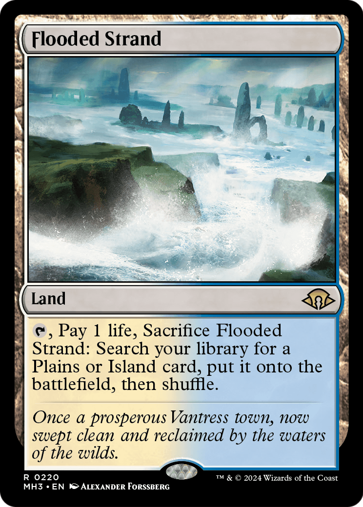 MAGIC: THE GATHERING  - Flooded Strand (MH3-220) - Modern Horizons 3