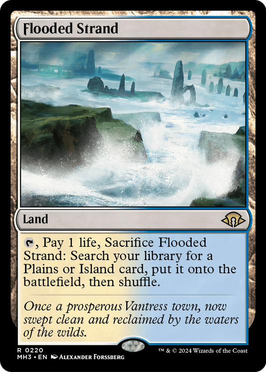 MAGIC: THE GATHERING  - Flooded Strand (MH3-220) - Modern Horizons 3
