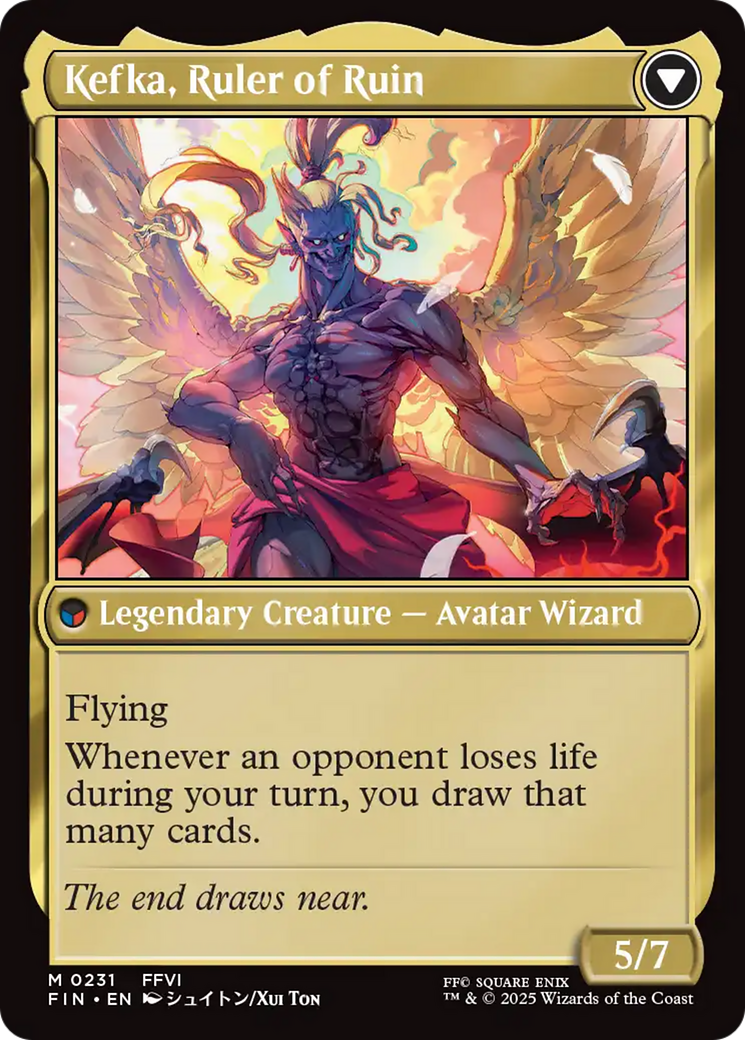 MAGIC: THE GATHERING  - Kefka, Court Mage (FIN-231) - FINAL FANTASY