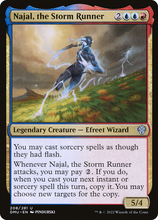 MAGIC: THE GATHERING  - Najal, the Storm Runner (DMU-208) - Dominaria United Foil