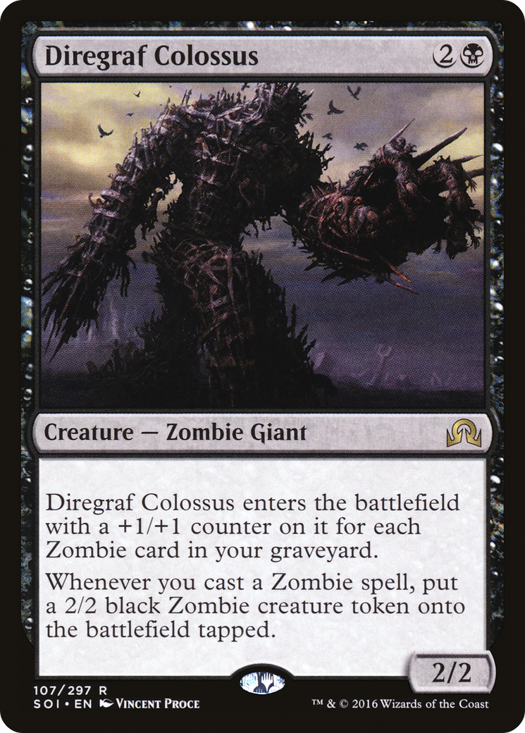 MAGIC: THE GATHERING  - Diregraf Colossus (SOI-107) - Shadows over Innistrad