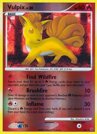 POKEMON TCG - Vulpix (Shiny) SH6 Platinum - Shiny Holo Rare
