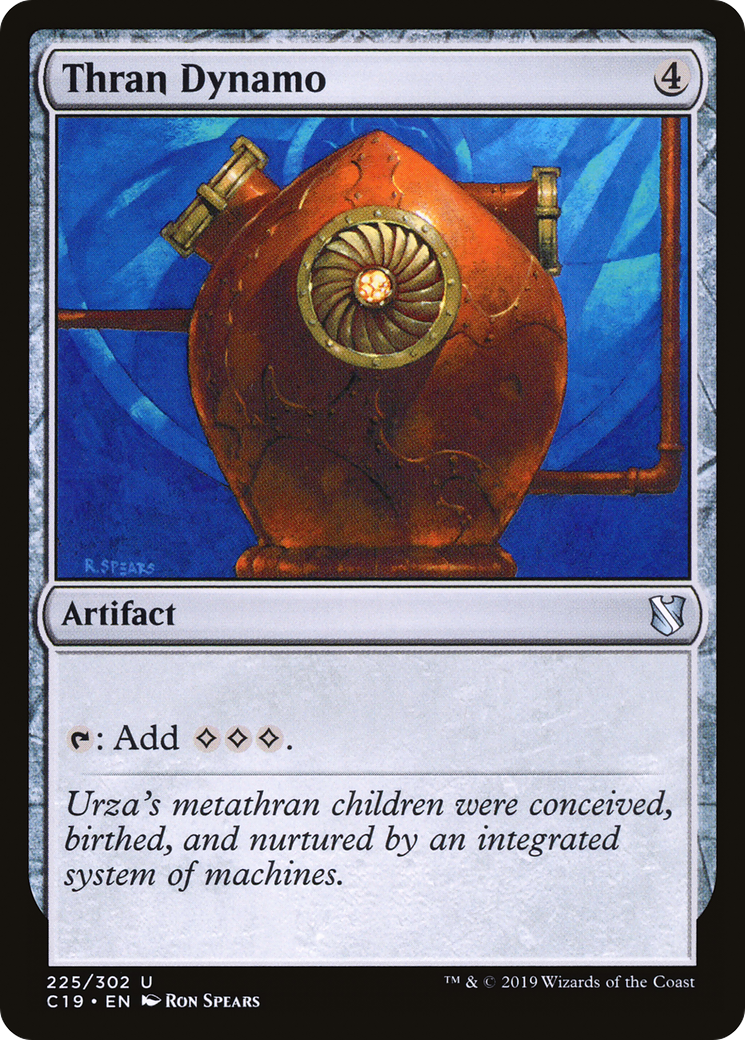 MAGIC: THE GATHERING  - Thran Dynamo (C19-225) - Commander 2019