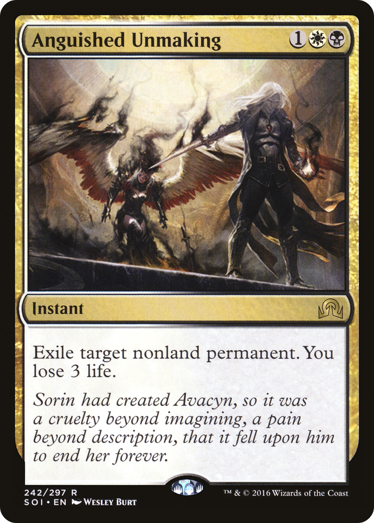 MAGIC: THE GATHERING  - Anguished Unmaking (SOI-242) - Shadows over Innistrad Foil