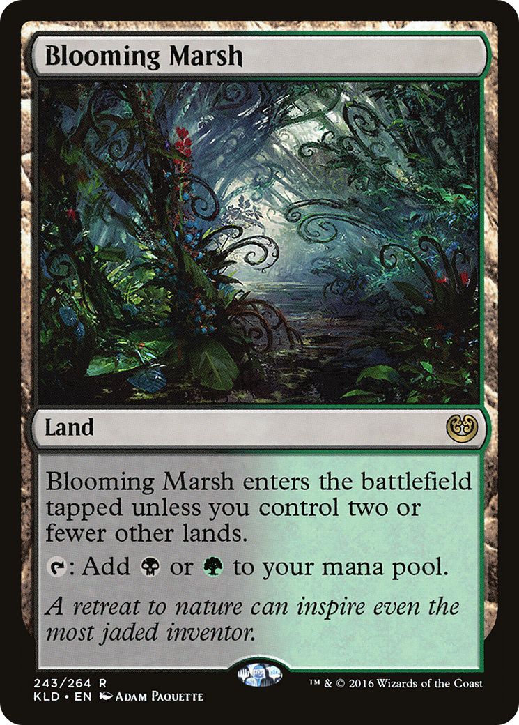 MAGIC: THE GATHERING  - Blooming Marsh (KLD-243) - Kaladesh