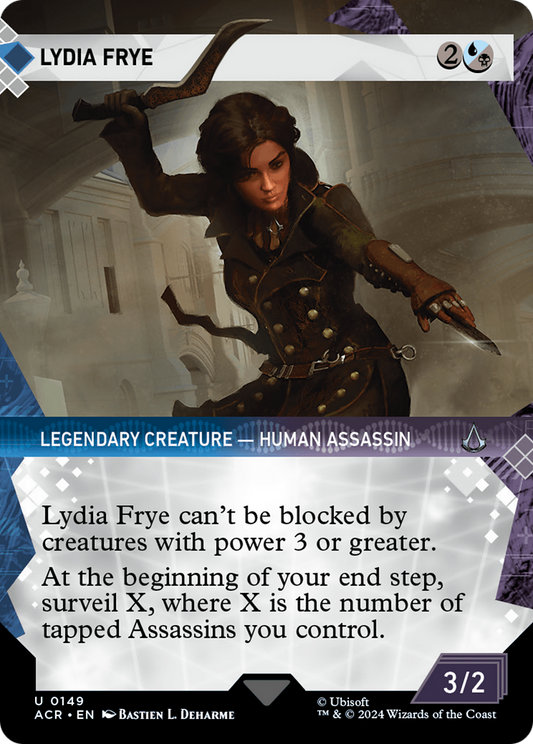 MAGIC: THE GATHERING  - Lydia Frye (Showcase) (ACR-149) - Assassin's Creed: (Showcase) (Borderless) Foil