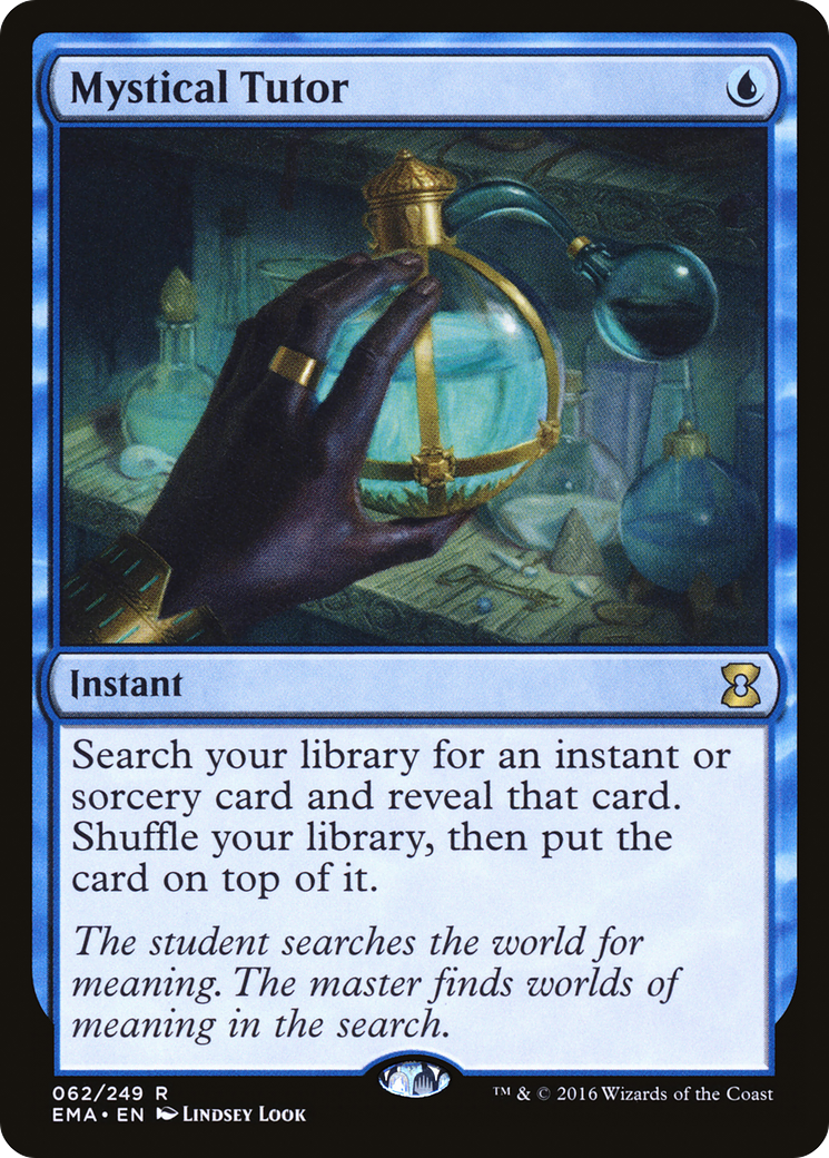 MAGIC: THE GATHERING  - Mystical Tutor (EMA-062) - Eternal Masters